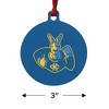 University of Missouri - Kansas City Primary Logo Aluminum Holiday Christmas Tree Ornament - 3 of 4