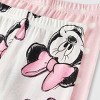 Toddler Girls' 4pc Snug Fit Cotton Minnie Mouse Pajama Set - Pink - 4 of 4