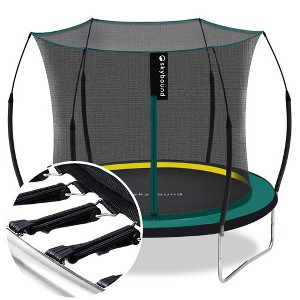 UNISOAR Springless Trampoline - Recreational Trampolines with AntiRust Coating No-Gap Design Zip System, Bungee Cords Outdoor Trampoline for Kids - 1 of 4