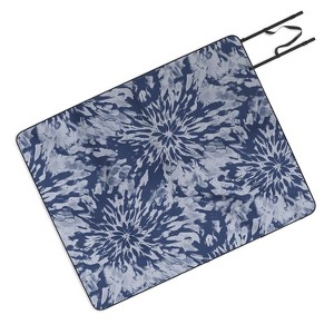 Emanuela Carratoni Blue Tie Dye Picnic Blanket - Deny Designs - 1 of 3