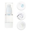 Unique Bargains Portable Oval Airless Pump Lotion Bottle White 1 Pc - 3 of 4