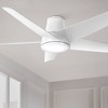 58" Minka Aire Chubby II Flat White LED Hugger Smart Ceiling Fan - 2 of 4