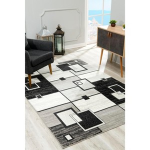 Rug Branch Modern Geometric Checkered Indoor Rug - 1 of 4