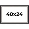 PosterPalooza | Embellished Black Picture Frame - UV Acrylic, Backing Board, Hanging Hardware Included - 2 of 4