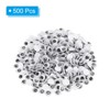 Unique Bargains Self-Adhesive Mini Plastic Craft Wiggle Eyes 500 Pcs - image 3 of 4