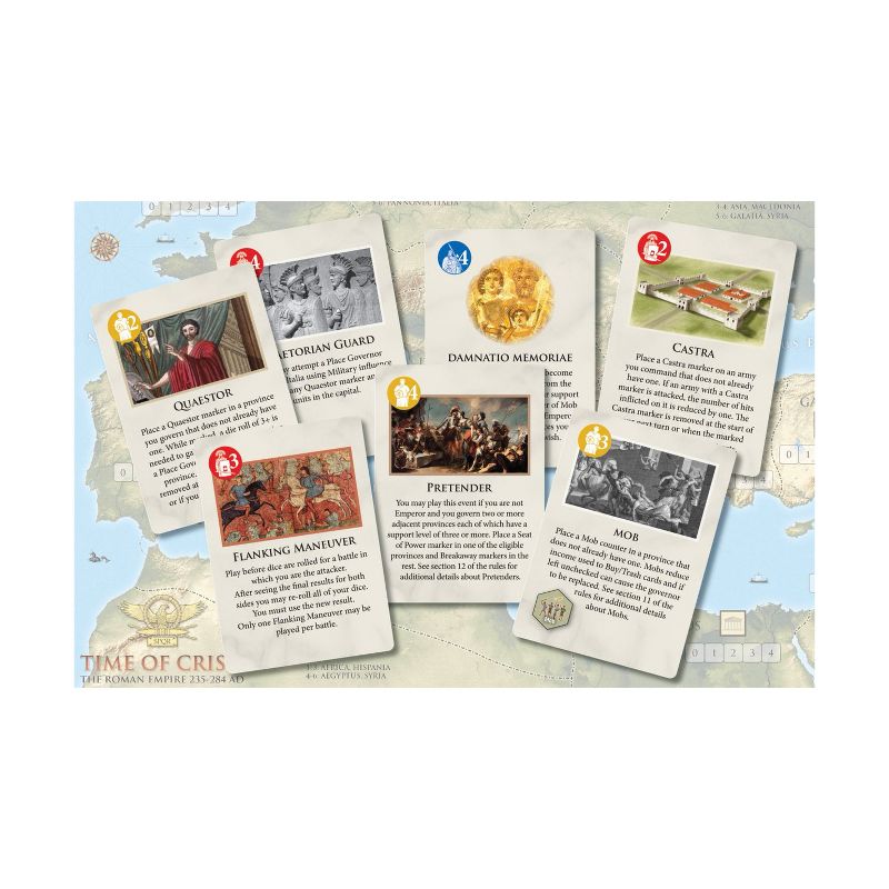 Time of Crisis - The Roman Empire in Turmoil, 235-284 AD (2nd Printing) Board Game, 2 of 4