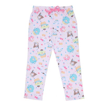 Hello Kitty & Friends All-Over Character Print Women's Cradle Pink Sleep Pajama Pants