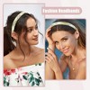 Unique Bargains Women's Anti Slip Fashion Artistic Plaid Headbands 0.67" Wide 2 Pcs - 2 of 4
