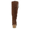 Journee Collection Womens Sanora Stacked Heel Riding Boots - 3 of 4