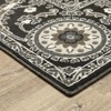 Captiv8e Designs Roman Traditional Origins Charcoal/Gray Rug - 3 of 4