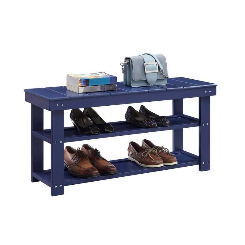 Oxford Utility Mudroom Bench with Shelves - Breighton Home, 4 of 9