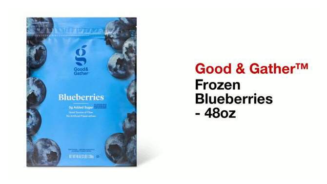 Frozen Blueberries - 48oz - Good &#38; Gather&#8482;, 2 of 5, play video