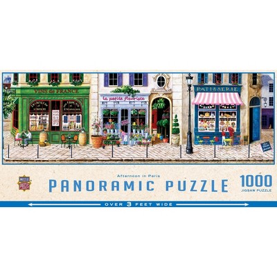MasterPieces - Artist Panoramic - Afternoon in Paris 1000 Piece Puzzle