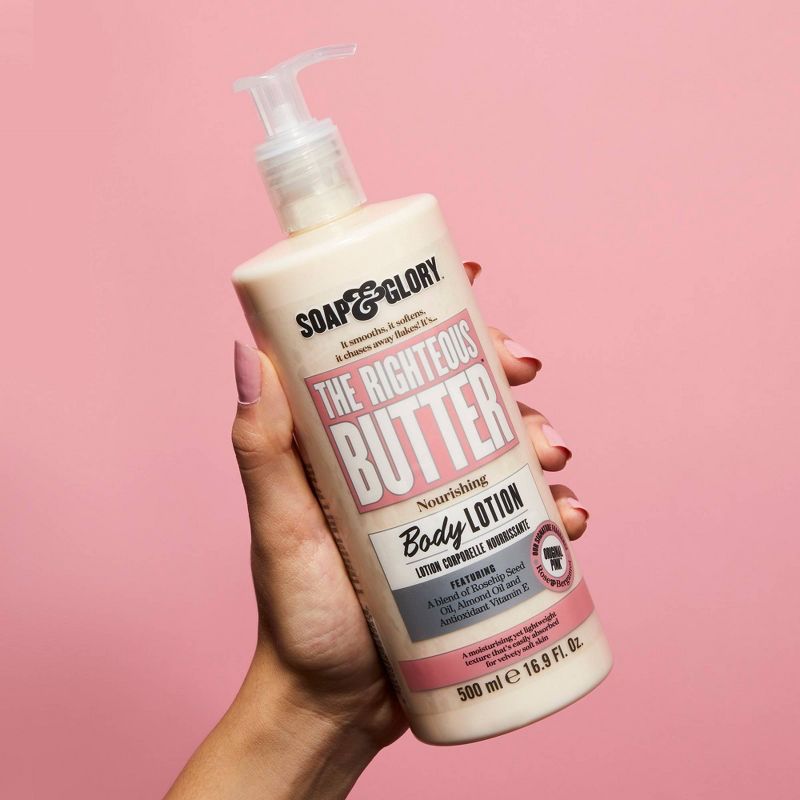 Soap &#38; Glory The Righteous Butter Moisturizing Body Lotion - Original Pink Scent - 16.9 fl oz, 6 of 10