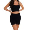 Women's Smock Textured Stretch Shorts - LETO - 3 of 4