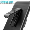 Nakedcellphone Holster Case for Zebra EM45 RFID Enterprise Mobile Device - Ratchet Belt Clip Holder - Black - 4 of 4