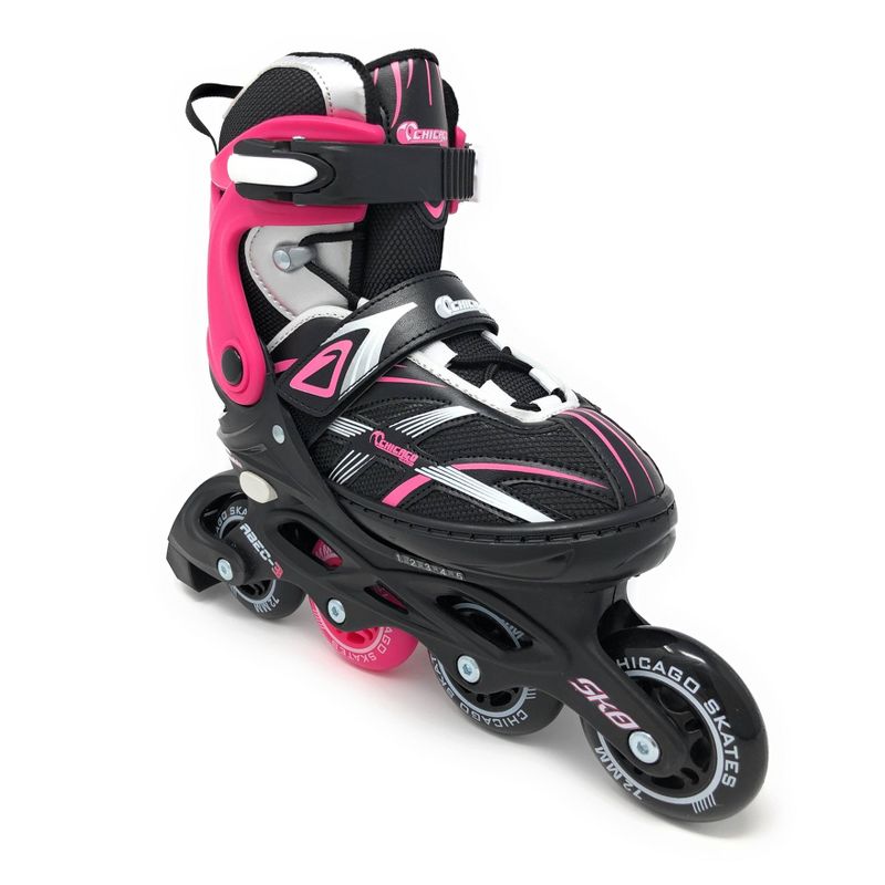
Chicago Skates Adjustable Kids' Inline Skates - Black/Pink, 6 of 7