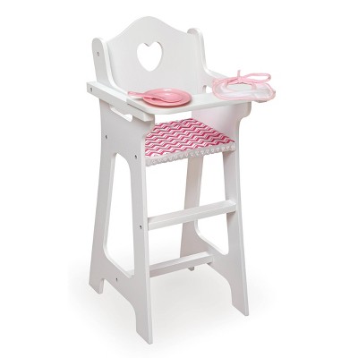 Photo 1 of Badger Basket Doll High Chair with Accessories and Free Personalization Kit