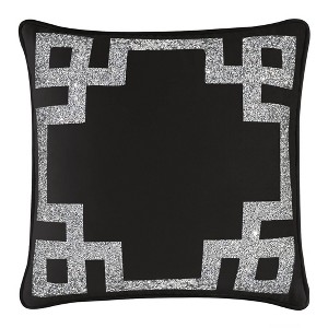 16"x16" Luminous Greek Key Border Square Throw Pillow - Sparkles Home - 1 of 3
