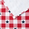 MARTHA STEWART Americana Star Gingham Holiday Kitchen Towels 3-Pack Set, 100% Cotton, Absorbent, Patriotic USA America Decor, Red/White/Blue, 16"x28" - 3 of 4