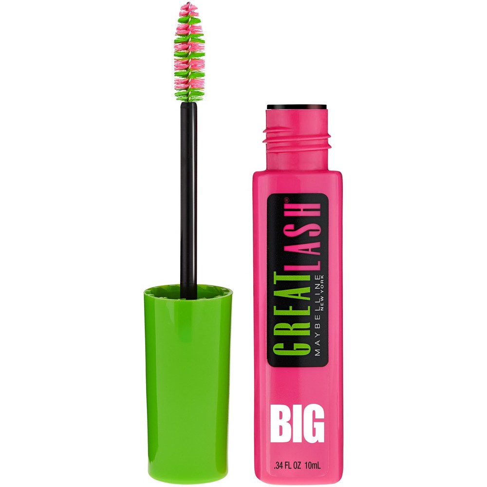 Photos - Other Cosmetics Maybelline MaybellineGreat Lash Big Washable Mascara - 130 Blackest Black - 0.34 fl o 