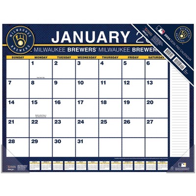 Official Milwaukee Brewers Calendars, Brewers Desk Calendars, Wall  Calendars