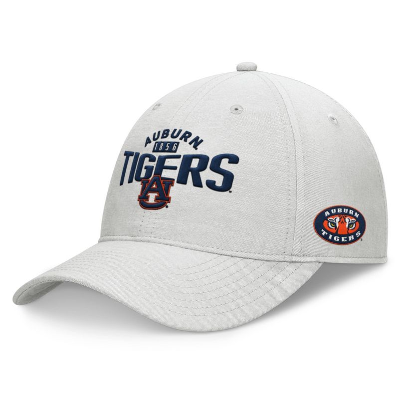 NCAA Auburn Tigers Unstructured Chambray Cotton Hat - Gray, 1 of 5