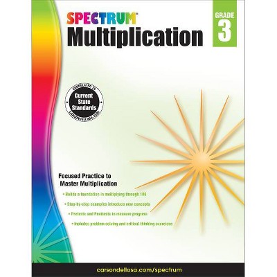 Spectrum Multiplication, Grade 3 - (Paperback)