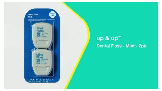 Dental Floss - Mint - 2pk - up &#38; up&#8482;, 2 of 5, play video