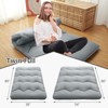 Twin Size Black Japanese Futon Floor Mattress – Roll-Up Sleeping Bed for Adults & Kids, Perfect for Camping Trips & Guest Rooms - 3 of 4