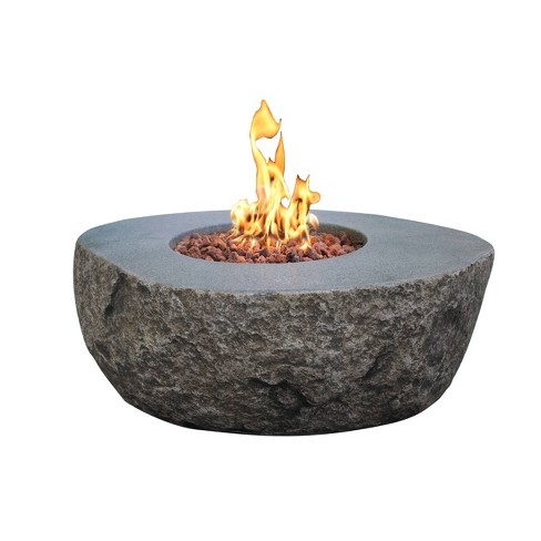Boulder 43 Natural Gas Fire Pit, Outdoor Fire Table Natural Gas