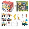 Easter Eggs Prefilled with Dinosaur Pull Back Cars for Kids Basket Stuffers, Easter Eggs Hunt, Party Favor - 3 of 4