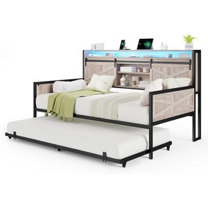 AMERLIFE Twin Daybed with Trundle - 1 of 4