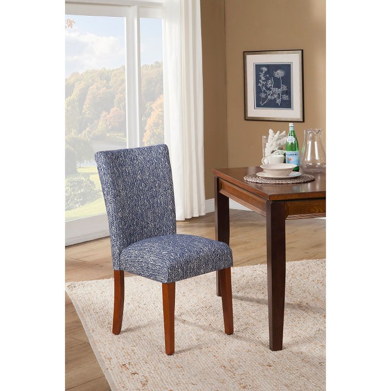 Set of 2 Parsons Pattern Dining Chair Wood - HomePop, 5 of 11