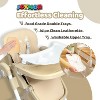 JOYMOR Foldable High Chair, 4 in 1 Convertible Highchair for Eating, Height Adjustble and Multiple Recline, Compact Foldable Design for Easy Storage - 4 of 4