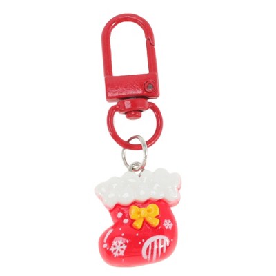 Unique Bargains Christmas Keychain Lobster Clasp Alloy Resin 2.28"x0.79" 1 Pc