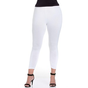 Womens Stretch Ankle Length Leggings - 24seven Comfort Apparel™ - 1 of 4