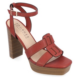 Journee Collection Womens Mandilyn High Heel Platform Sandals - 1 of 4