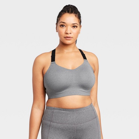 Grey Sports Bra