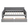 YOOCOZZ  Twin Size Upholstered daybed with 2 Drawers & Slat - 3 of 4