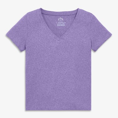 Primary Adult Heathered Easy V-Neck Tee (Women's Fit)
