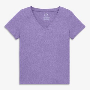Primary Adult Heathered Easy V-Neck Tee (Women's Fit) - 1 of 4