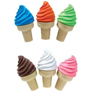 Sweet Treats Erasing! Ice Cream Shoppe Scented Sharpeners & Erasers (6 Pack) - 1 of 4