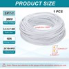 Unique Bargains Tinned Copper Insulated Heat Resistant PVC Covered 300V SPT-1 Round Wire 18AWG - 2 of 4