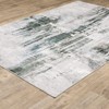 Oriental Weavers Malibu MAL03 Grey / Teal Indoor Area Rug - 5' x 7' - 4 of 4