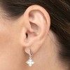 Adornia Silver 2-PIECE White Mother of Pearl Huggie Earring HOLIDAY Set - 2 of 4