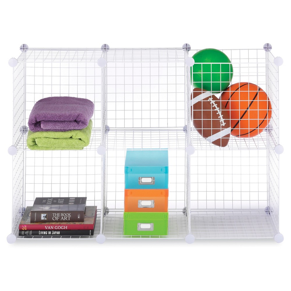 Whitmor 6-Cube Wire Storage Shelves White was $28.49 now $14.24 (50.0% off)