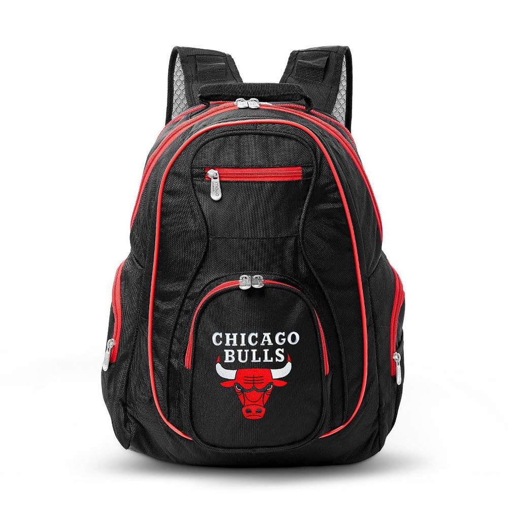Photos - Backpack NBA Chicago Bulls Colored Trim 19" Laptop 