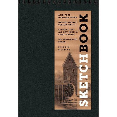  Sketchbook Small Landscape Black - (Sterling Sketchbooks) (Hardcover) 