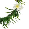 Northlight Mini Floral and Foliage Spring Wreath, Yellow 9" - 3 of 4